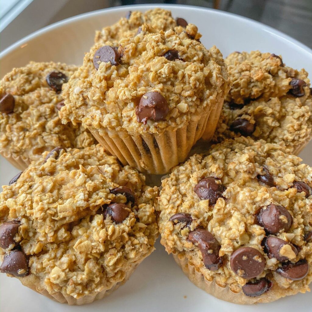 Chocolate Chip Baked Oatmeal Muffins Peanut Butter And Jilly chocolate-chip-baked-oatmeal-muffins-peanut-butter-and-jilly