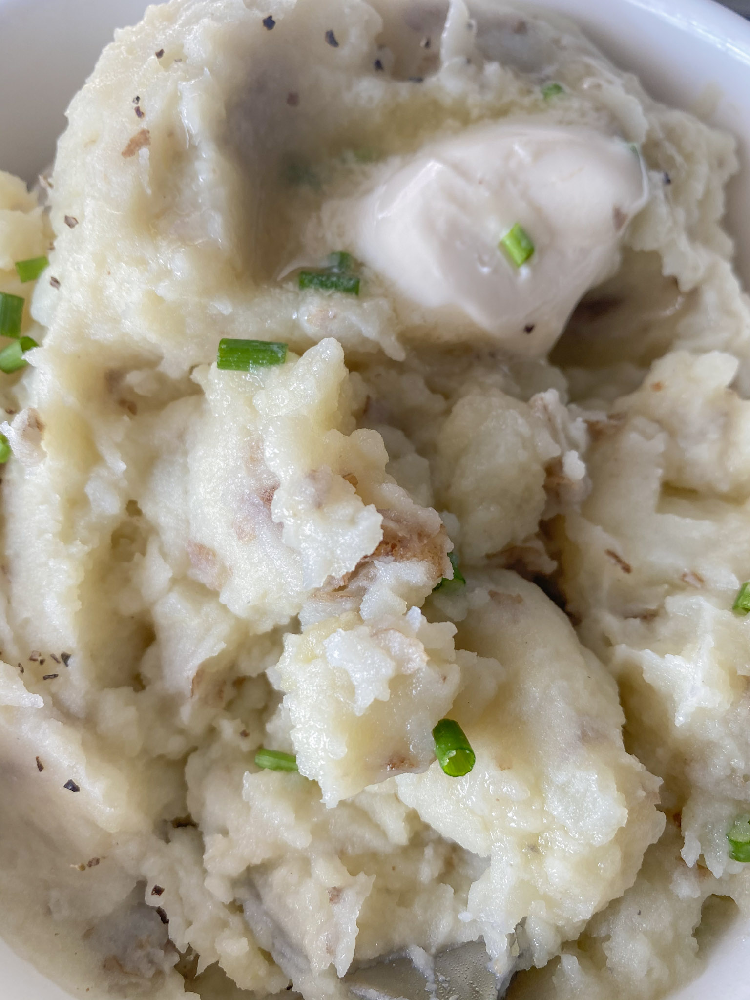 Sour Cream & Onion Vegan Mashed Potatoes