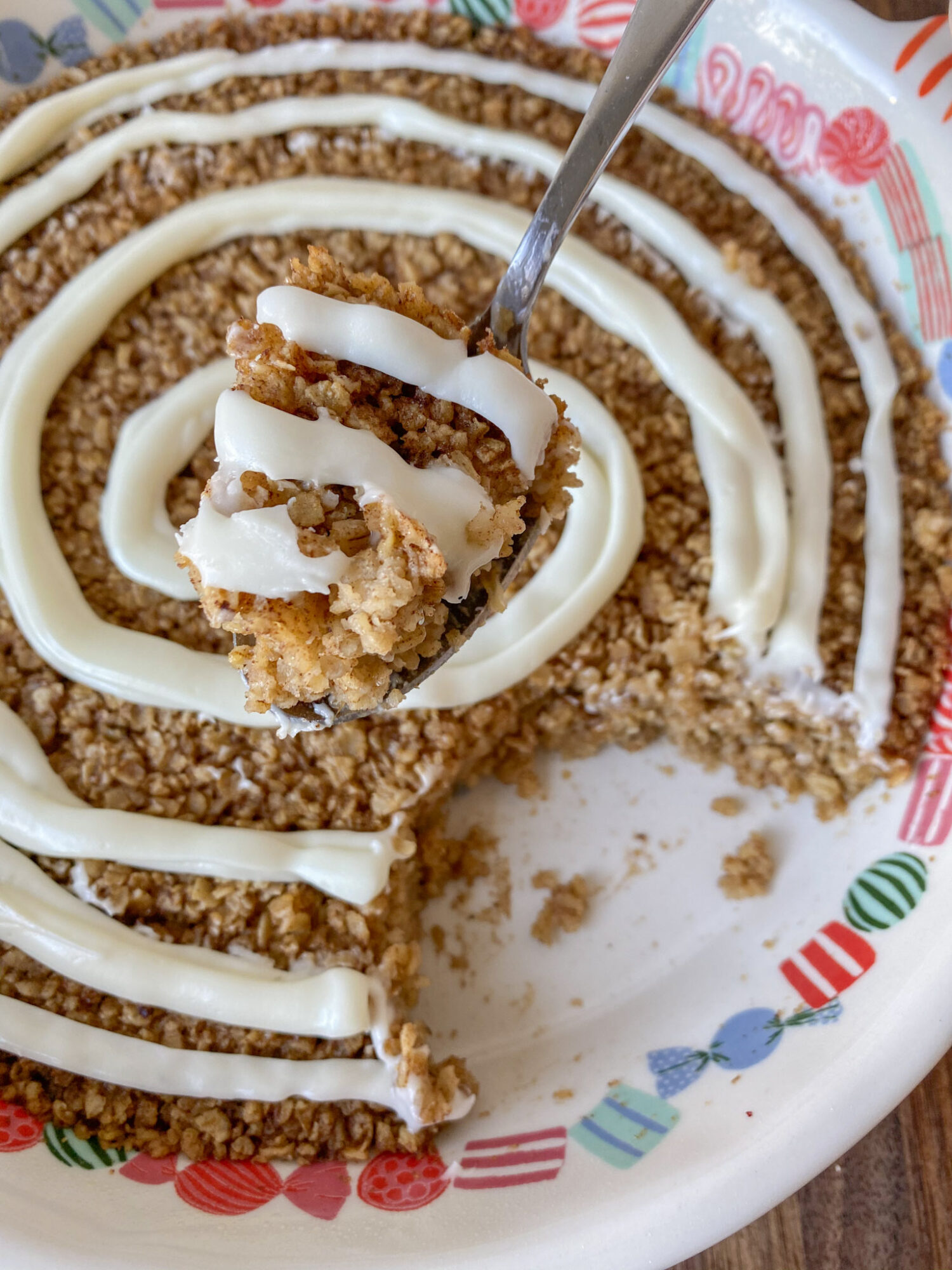 Vegan Maple Gingerbread Baked Oatmeal