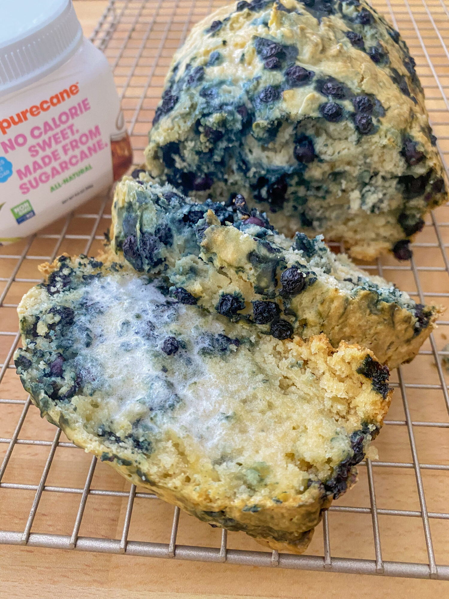 Super Moist Vegan Blueberry Muffin Bread