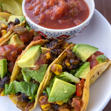 Easy Vegan Black Bean Tacos