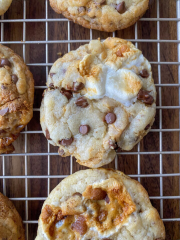 20-Minute Vegan S'mores Cookies