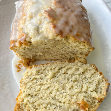 vegan lemon poppyseed loaf