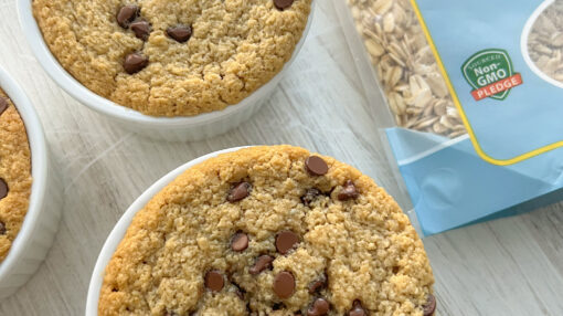 Chocolate Chip Cookie Blender Baked Oatmeal