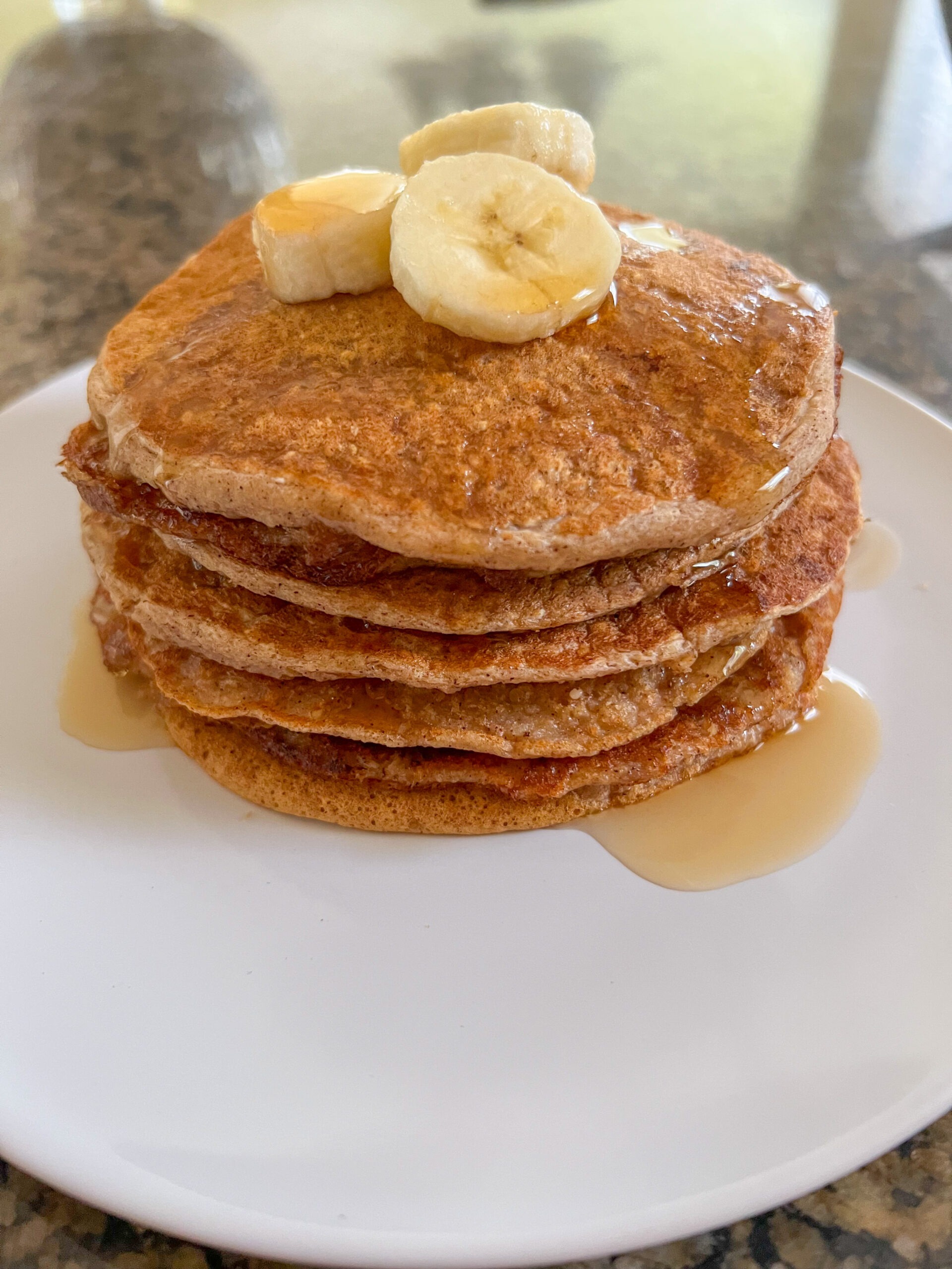 healthy oatmeal banana pancakes