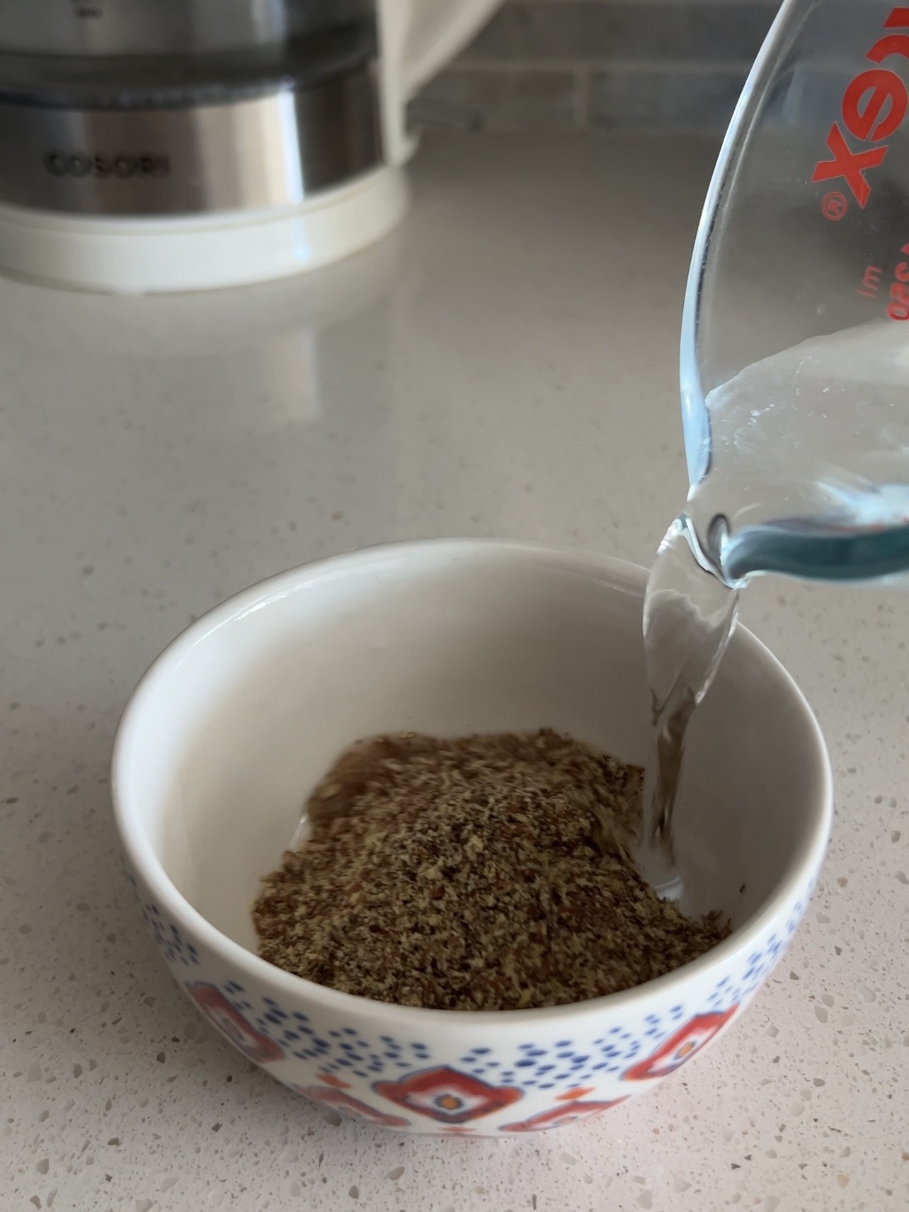 sugar cookie oatmeal bars - how to make flax eggs