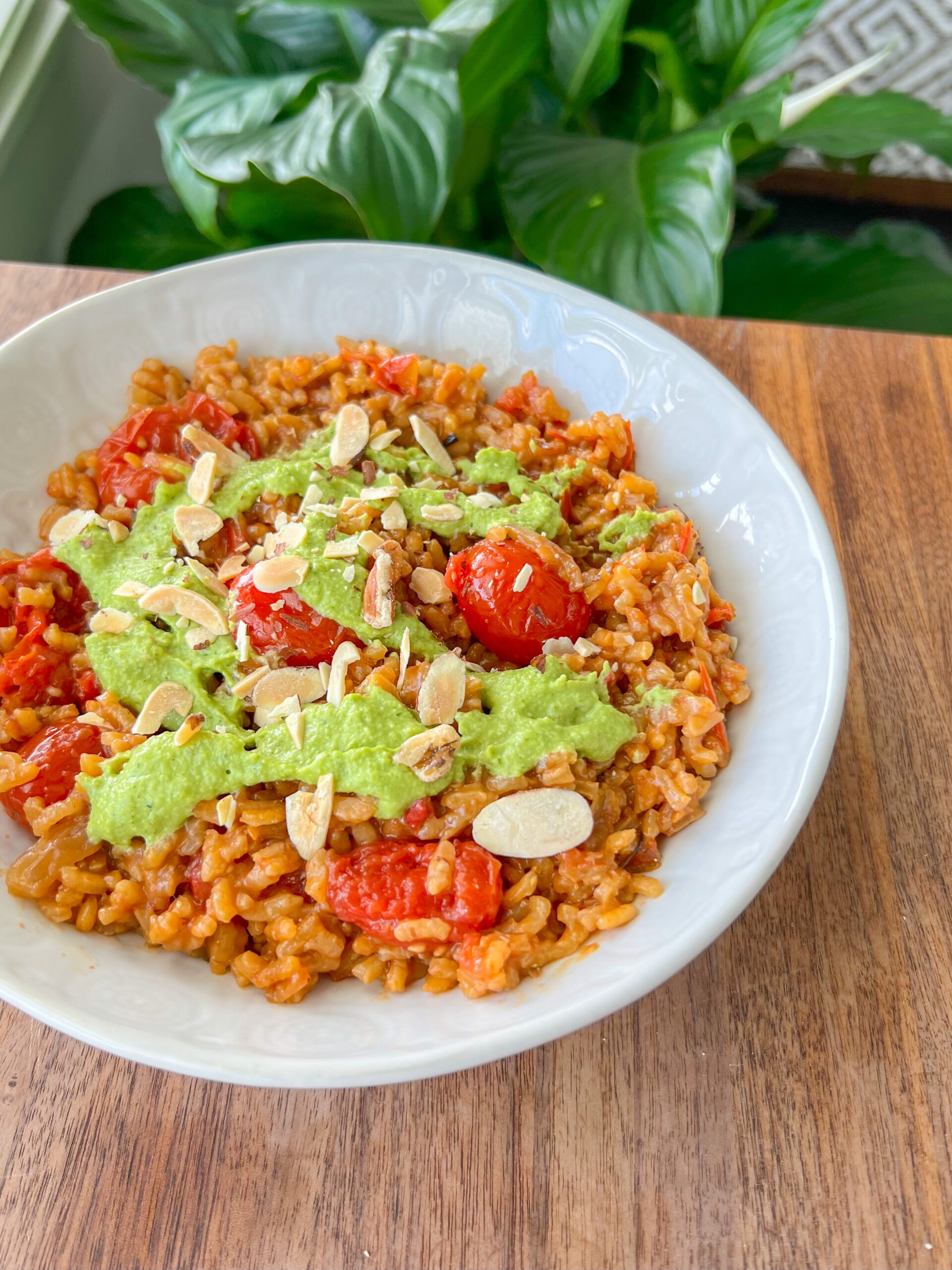 Creamy Vegan Tomato Risotto
