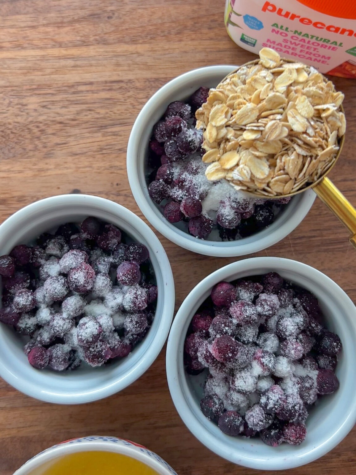 Mini Blueberry Crisp - Peanut Butter and Jilly