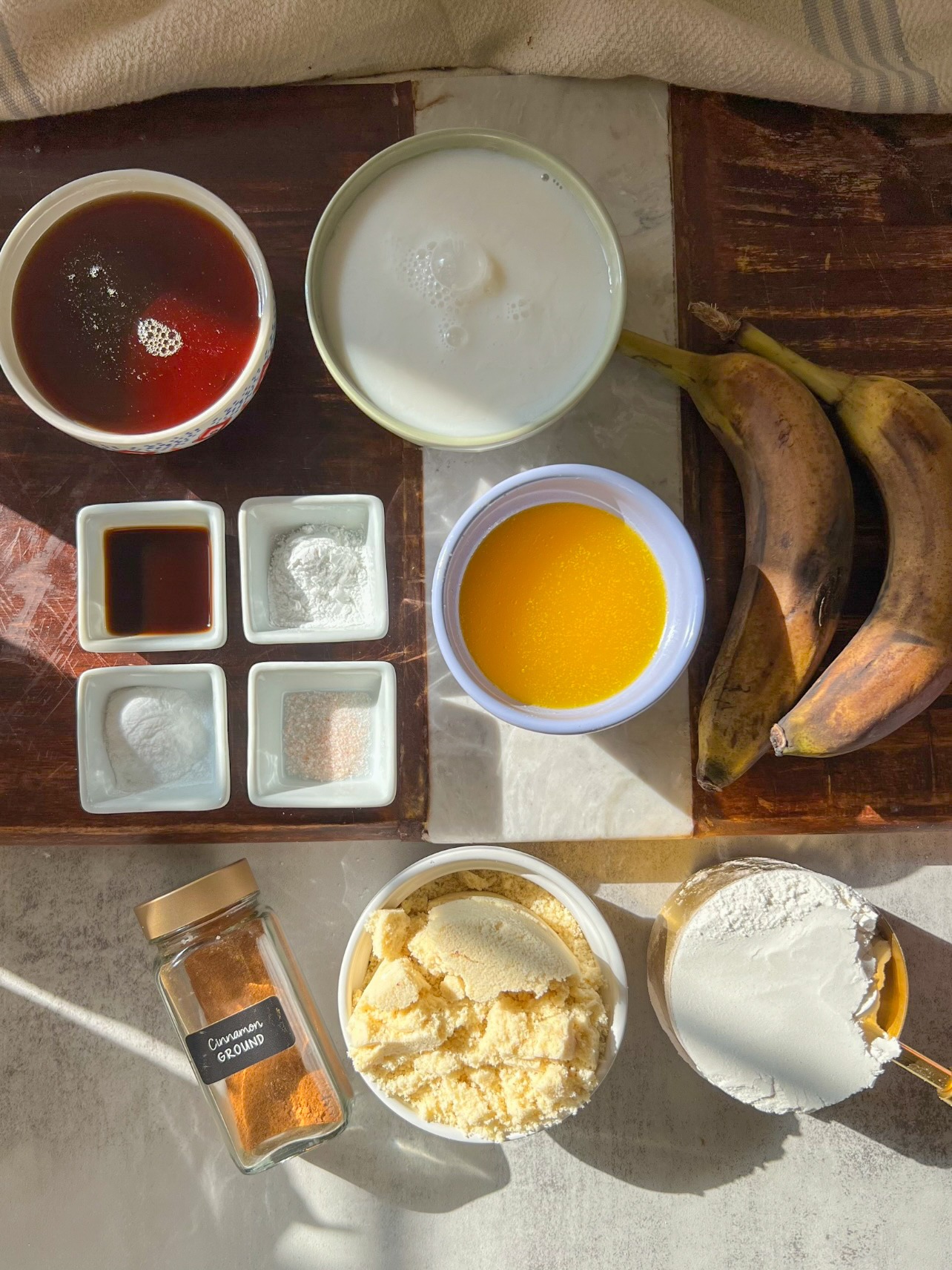 french toast banana bread ingredients