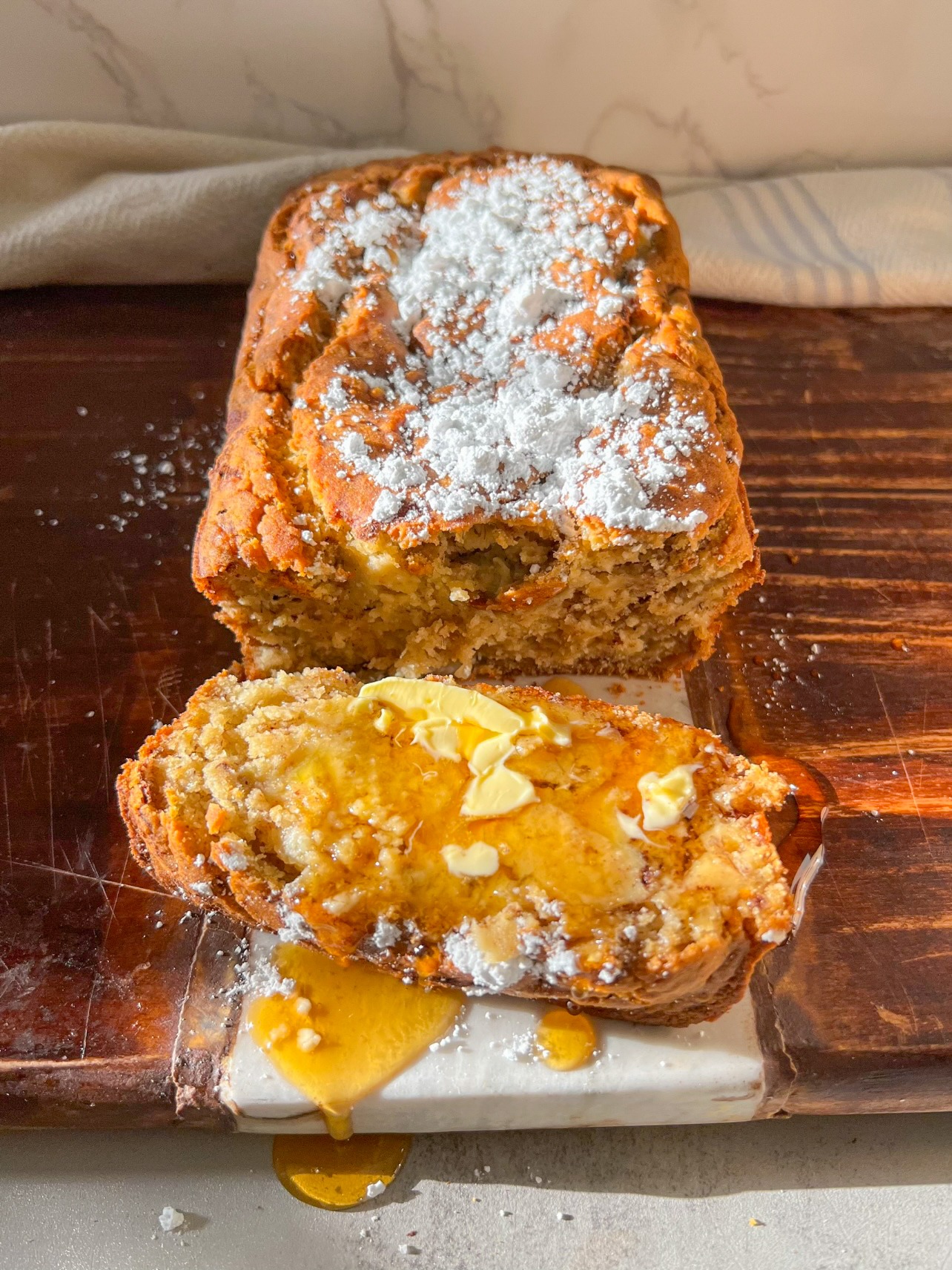 french toast banana bread