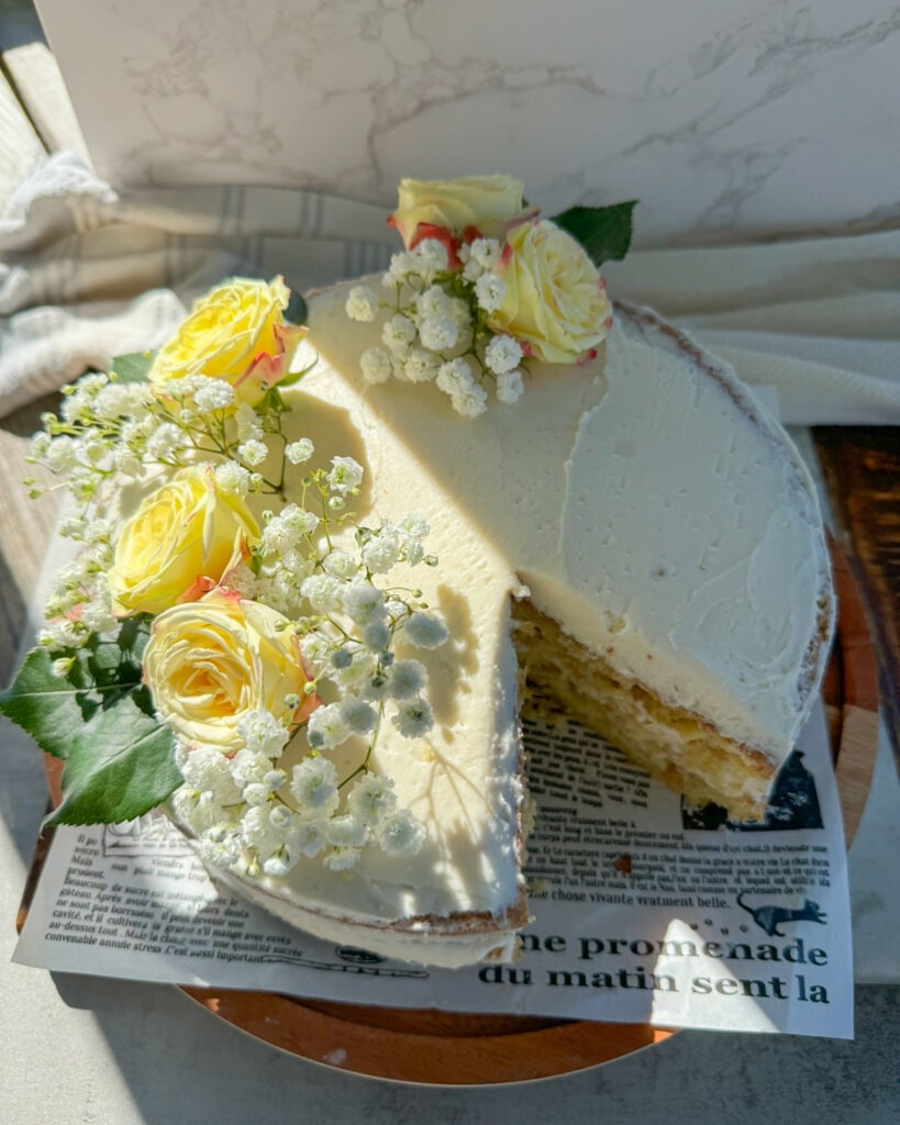 Vegan Vanilla Wedding Cake - Peanut Butter and Jilly