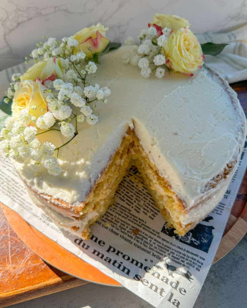 Vegan Vanilla Wedding Cake - Peanut Butter and Jilly
