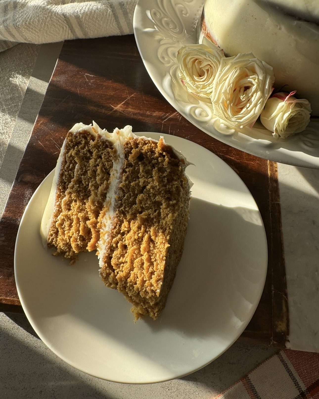Spice Cake with Cream Cheese Frosting