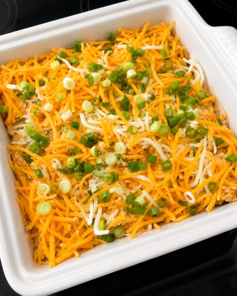 The Best Buffalo Chicken Dip (Easy & Cheesy) ingredients