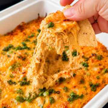 The Best Buffalo Chicken Dip (Easy & Cheesy)