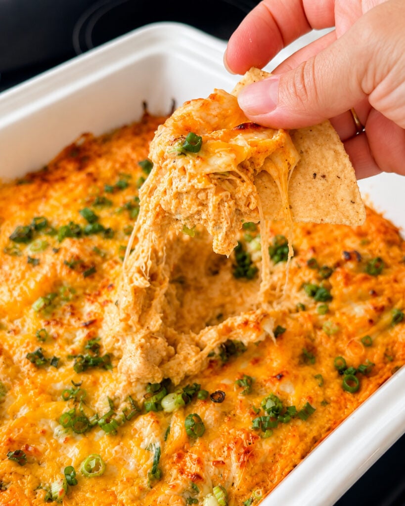 The Best Buffalo Chicken Dip (Easy & Cheesy)