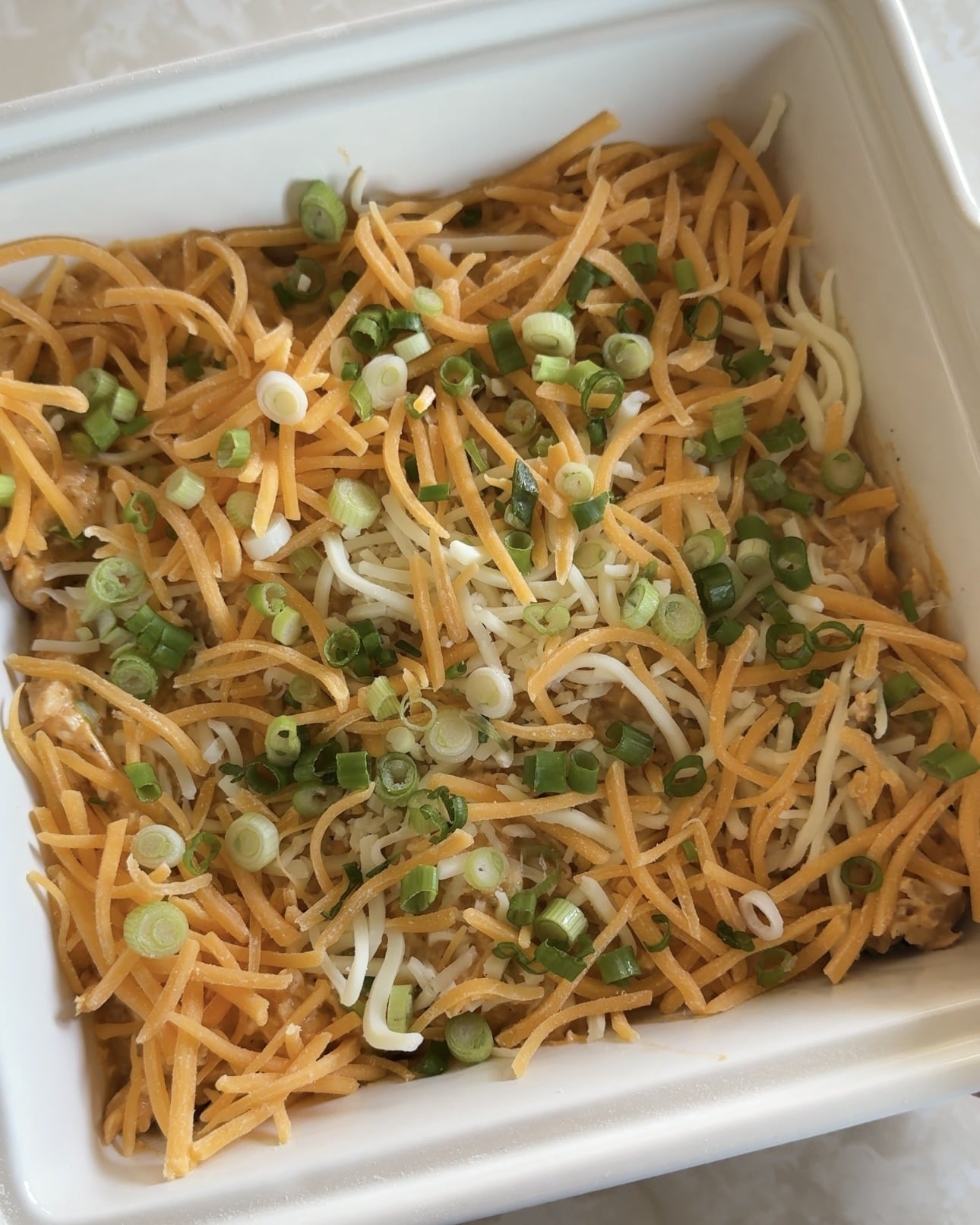 unbaked buffalo chicken dip