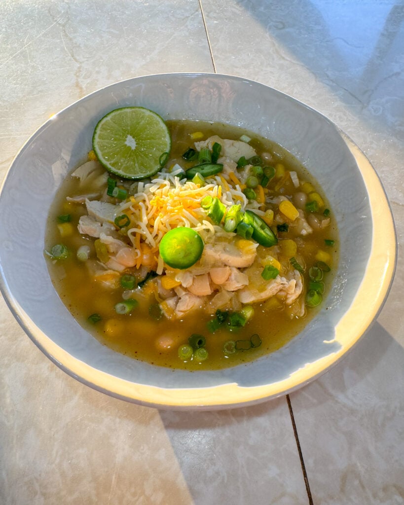 white chicken chili