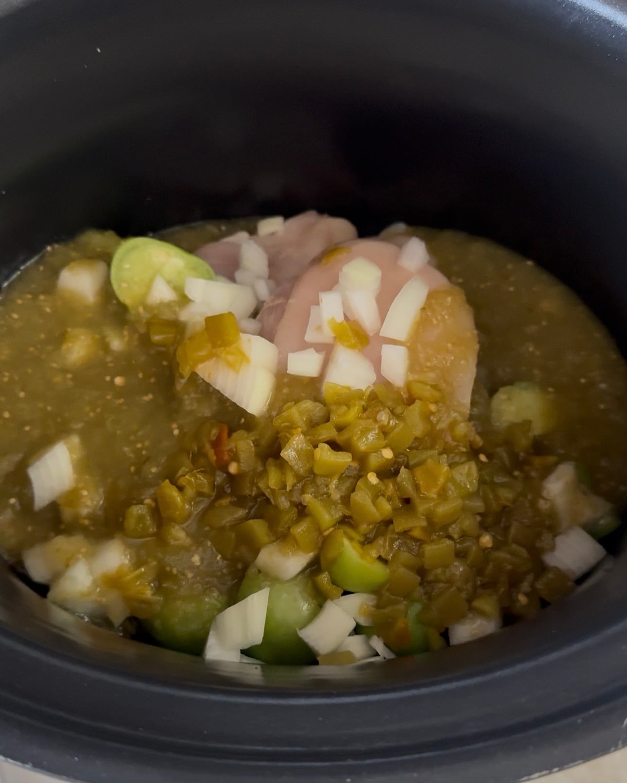 salsa verde chicken, ingredients