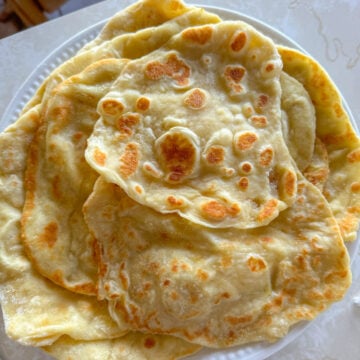 homemade naan