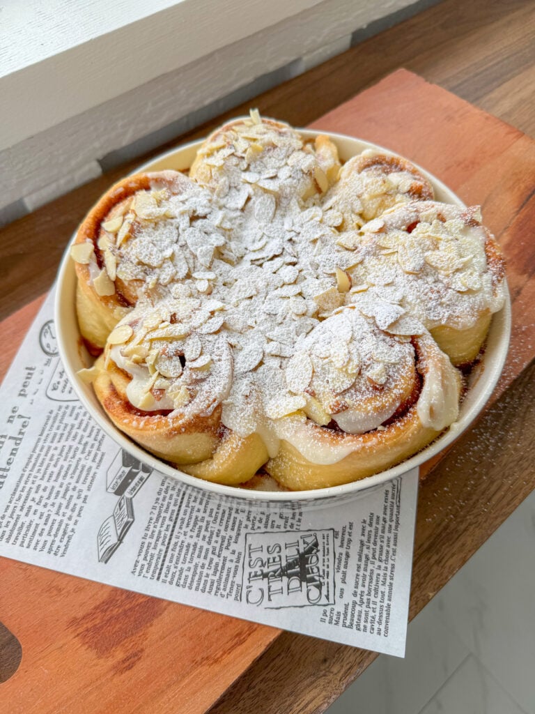 Almond Croissant Cinnamon Rolls