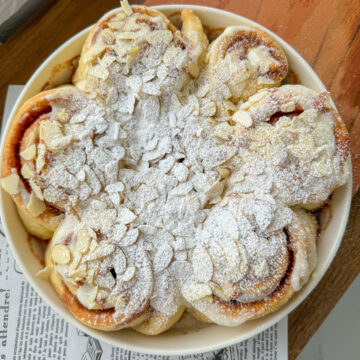Almond Croissant Cinnamon Rolls