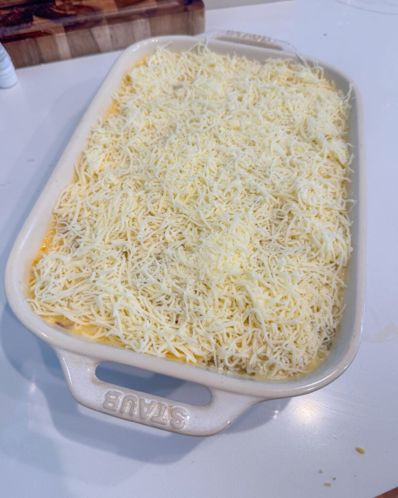 unbaked with cheese