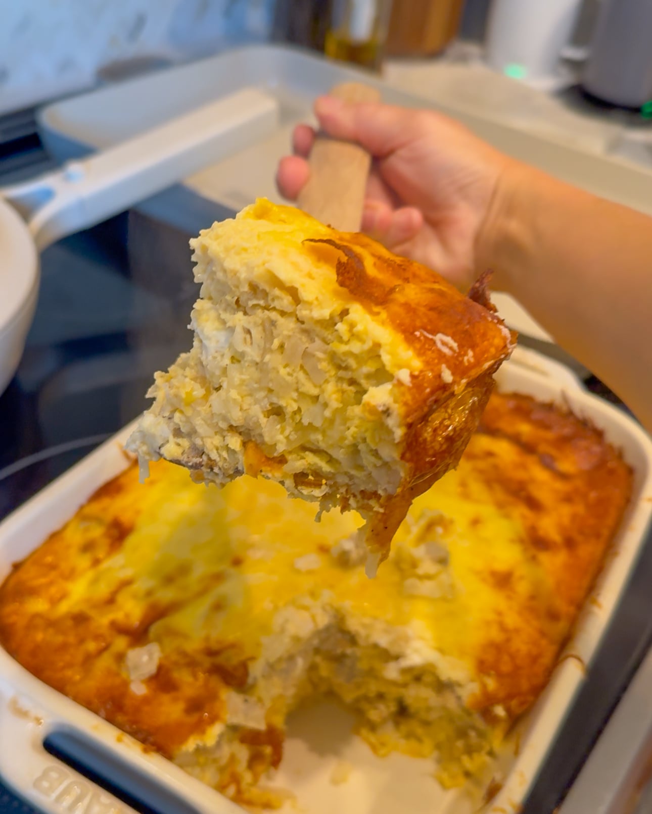 Loaded Cheesy Hash Brown Breakfast Casserole